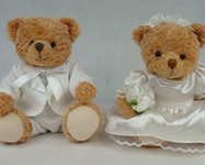 小型日本婚紗熊組C