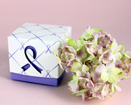 紫色蝴蝶結喜糖盒